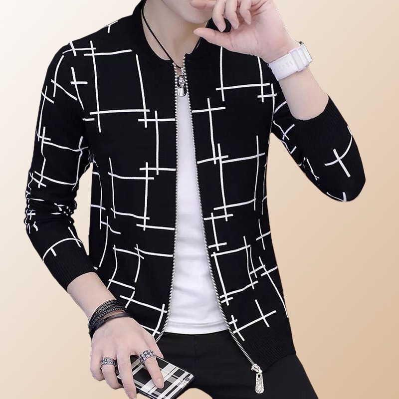 NEW TRENDY WINTER COLLECTION PRINTED ZIPPER FOR MENS