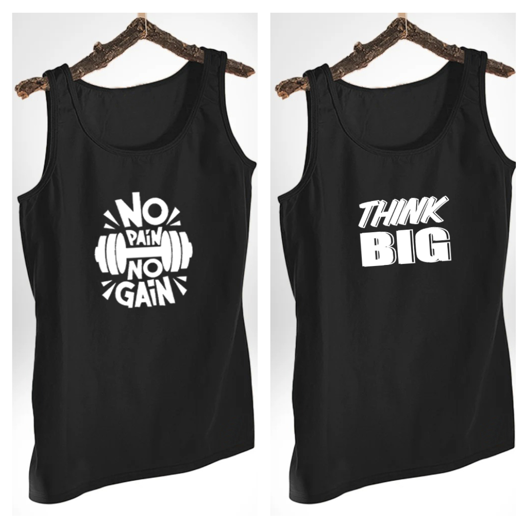 Pack of 2 Sando tank top for Men Workout Tank top gym shirts for men